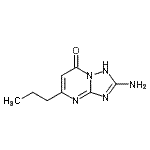 CAS 登录号：891035-96-4， 2-氨基-5-丙基[1,2,4]三唑并[1,5-a]嘧啶-7(1H)-酮
