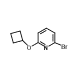 CAS 登录号：891842-80-1， 2-溴-6-(环丁基氧基)吡啶