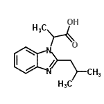 CAS 登录号：892241-05-3， 2-(2-异丁基-1H-苯并咪唑-1-基)丙酸