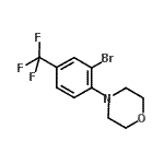 CAS 登录号：892502-13-5， 4-[2-溴-4-(三氟甲基)苯基]吗啉