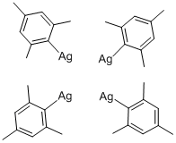 CAS 登录号：89265-09-8， 1,3,5-三甲基苯银络合物