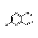 CAS 登录号：89284-26-4， 3-氨基-6-氯-2-吡嗪甲醛