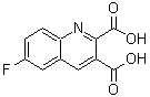 CAS 登录号：892874-70-3， 6-氟-2,3-喹啉二甲酸
