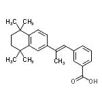 CAS 登录号：89315-17-3， 3-[(1E)-2-(5,5,8,8-四甲基-5,6,7,8-四氢-2-萘基)-1-丙烯-1-基]苯甲酸