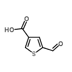 CAS#: 89324-44-7, 5-Formyl-3-thiophenecarboxylic acid