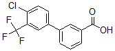 CAS 登录号：893637-97-3， 4'-氯-3'-(三氟甲基)-[1,1'-联苯]-3-羧酸