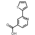 CAS 登录号：893723-57-4， 2-(2-噻吩基)异烟酸