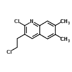 CAS 登录号：893724-61-3， 2-氯-3-(2-氯乙基)-6,7-二甲基喹啉