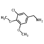 CAS 登录号：893725-10-5， 1-(3-氯-4,5-二甲氧基苯基)甲胺