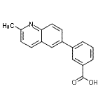 CAS#: 893735-91-6, 3-(2-Methyl-6-quinolinyl)benzoic acid