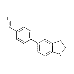 CAS 登录号：893738-94-8， 4-(2,3-二氢-1H-吲哚-5-基)苯甲醛