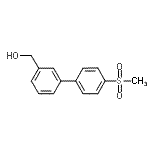 CAS 登录号：893739-08-7， [4'-(甲基磺酰基)-3-联苯基]甲醇