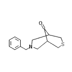 CAS 登录号：89398-04-9， 7-苄基-3-硫杂-7-氮杂双环[3.3.1]壬烷-9-酮