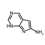 CAS 登录号：89418-03-1， 1H-吡咯并[2,3-d]嘧啶-6-胺