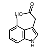 CAS 登录号：89434-02-6， (4-碘-1H-吲哚-3-基)乙酸