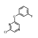 CAS 登录号：894416-95-6， 2-氯-6-(3-氟苯氧基)吡嗪