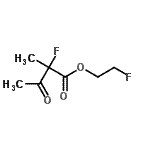 CAS 登录号：894423-79-1， 2-氟乙基2-氟-2-甲基-3-氧代丁酸酯