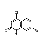 CAS 登录号：89446-51-5， 7-溴-4-甲基-2(1H)-喹啉酮