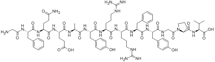 CAS#: 89458-24-2, H-Gly-Phe-Gln-Glu-Ala-Tyr-Arg-Arg-Phe-Tyr-Gly-Pro-Val-OH