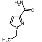 CAS 登录号：89464-90-4， 1-乙基-1H-吡唑-3-甲酰胺
