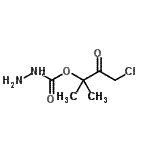 CAS 登录号：89490-25-5， 4-氯-2-甲基-3-氧代-2-丁炔基肼羧酸酯