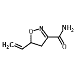 CAS 登录号：89532-69-4， 5-乙烯基-4,5-二氢-1,2-恶唑-3-甲酰胺