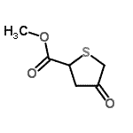 CAS 登录号：89533-78-8， 甲基4-氧代四氢-2-噻吩羧酸酯