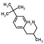 CAS 登录号：89538-61-4， 2-甲基-3-[4-(2-甲基-2-丙基)苯基]-1-丙胺