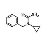 CAS 登录号：89563-47-3， 1-苄基-1-环丙基硫脲
