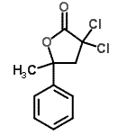 CAS#: 89630-68-2, 3,3-Dichloro-5-methyl-5-phenyldihydro-2(3H)-furanone