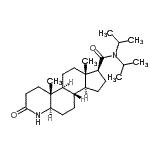 CAS 登录号：89631-79-8， (4aR,4bS,6aS,7S,9aS,9bS,11aR)-N,N-二异丙基-4a,6a-二甲基-2-氧代十六氢-1H-茚并[5,4-f]喹啉-7-甲酰胺