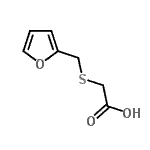 CAS 登录号：89639-87-2， [(2-呋喃甲基)硫基]乙酸