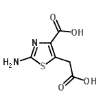 CAS 登录号：89640-87-9， 2-氨基-5-(羧甲基)-1,3-噻唑-4-羧酸