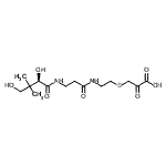 CAS#: 89648-14-6, 3-{[2-({N-[(2R)-2,4-Dihydroxy-3,3-dimethylbutanoyl]-beta-alanyl}amino)ethyl]sulfanyl}-2-oxopropanoic acid
