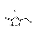 CAS 登录号：89660-91-3， 4-氯-5-(巯基甲基)-1,2-恶唑-3(2H)-酮