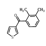 CAS 登录号：896618-58-9， (2,3-二甲基苯基)(3-噻吩基)甲酮