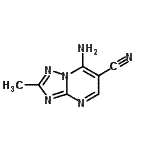 CAS 登录号：896666-78-7， 7-氨基-2-甲基[1,2,4]三唑并[1,5-a]嘧啶-6-甲腈