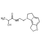 CAS 登录号：896736-21-3， 2-羟基-N-{2-[(8S)-1,6,7,8-四氢-2H-茚并[5,4-b]呋喃-8-基]乙基}丙酰胺