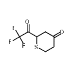 CAS 登录号：89678-03-5， 2-(三氟乙酰基)四氢-4H-噻喃-4-酮