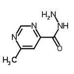 CAS#: 89691-95-2, 6-Methyl-4-pyrimidinecarbohydrazide