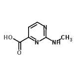 CAS 登录号：89691-96-3， 2-(甲基氨基)-4-嘧啶羧酸