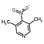 CAS 登录号：89693-88-9， 3,5-二甲基-4-硝基吡啶