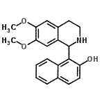 CAS 登录号：897035-07-3， 1-(6,7-二甲氧基-1,2,3,4-四氢-1-异喹啉基)-2-萘酚