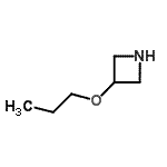 CAS 登录号：897086-92-9， 3-丙氧基吖丁啶