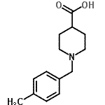 CAS 登录号：897094-27-8， 1-(4-甲基苄基)-4-哌啶羧酸