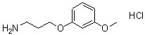 CAS#: 89718-96-7, 3-(3-Methoxyphenoxy)-1-propanamine hydrochloride (1:1)