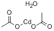 CAS 登录号：89759-80-8， 乙酸镉水合物