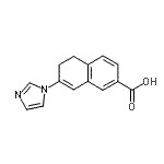 CAS 登录号:89781-55-5, 7-(1H-咪唑-1-基)-5,6-二氢-2-萘甲酸