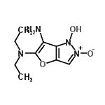 CAS#: 897938-82-8, 6-Amino-5-(diethylamino)-1H-furo[3,2-c]pyrazol-1-ol 2-oxide