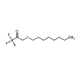 CAS 登录号：89820-00-8， 1,1,1-三氟-3-(辛基硫基)丙酮